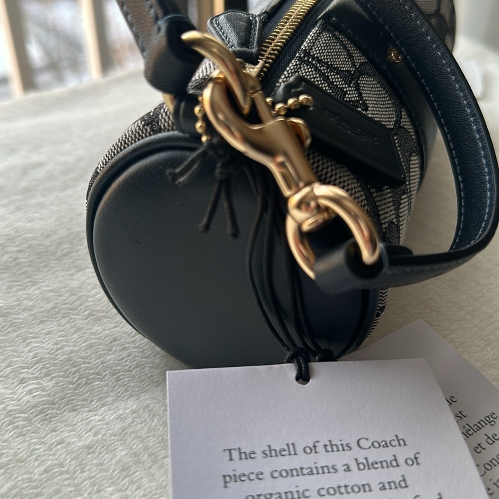 NWT Coach Nolita Barrel Bag In Signature Jacquard - Picture 8 of 11